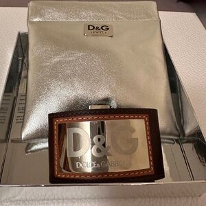 COPY - Dolce & Gabbana Jewels
Leather and metal monogram bracelet